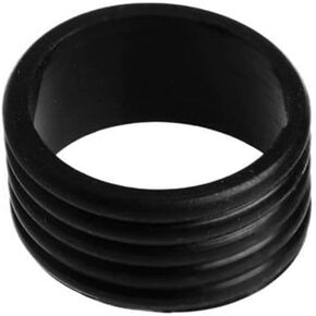 5Pcs Black Tennis Racquet Grips Racket Handle Rubber Ring with Non-Slip Badminton Tennis Stretchy Tennis Racquet Band Overgrips Racquetball Equipment Tennis and Racquet Sports