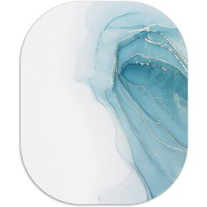Mini Mouse pad,Mouse pad,Small Mouse pad,Marble Mouse pad.Cute Desktop Mouse Pad for Laptop Home Office Desktop Accessories Portable Mouse Pad.6x7 inches (Emerald Marble)