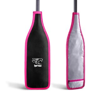 Blade Cover for Dragon Boat Paddle (Black/Pink/Silver)