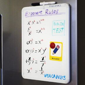 Dry Erase Board, 14.1" x 11" whiteboard Small White Board, Magnetic White Board for Kids, Mini Whiteboard for Fridge, Locker, A Dry Erase Marker Included
