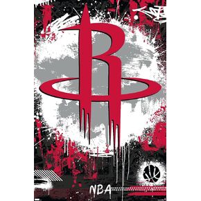 Trends International NBA Houston Rockets - Maximalist Logo 23 Wall Poster