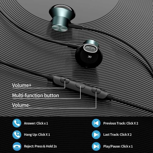 USB C Headphone for iPhone 15 Pro Max Samsung S24 A53 A54 A55 Type C Earphone HiFi Stereo Magnetic Wired Earbud for Google Pixel 6a 6 8 Galaxy S23 FE S22 S21 in-Ear Noise Canceling Bass Corded Headset in Saudi Arabia