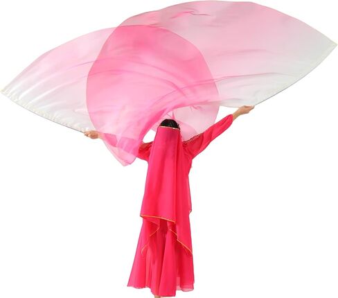 MUNAFIE Worship Flags Set(2 Flags+Sticks) for Dance Church Flags for Worship Guard Flag Praise Dance Flags 5#WHITE-PINK-RED in Saudi Arabia