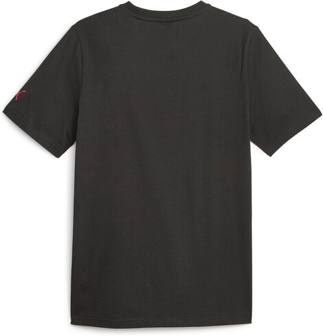PUMA Men's Standard Ferrari Race Tonal Big Shield Tee, Black, X-Large in Saudi Arabia