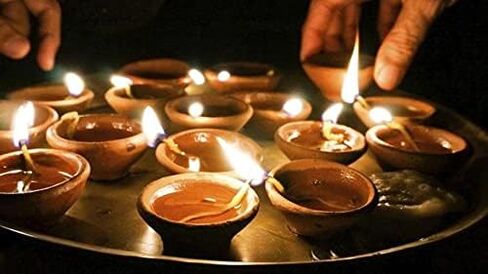 1000 قطعة من مصابيح زيت بوجا القطنية الملفوفة يدويًا، فتائل قطنية لمصباح زيت بوجا جيوت باتي دييا لديوالي ديباوالي ديا، مثالية للنحاس، كوبر كلاي ديا هوم ماندير (دائري، 1000) in Kuwait