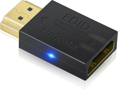 4K HDMI EDID محاكي العبور محول مقرنة HDMI دمية التوصيل لشاشة الكمبيوتر جهاز عرض الفيديو الفاصل التبديل KVM موسع AV استقبال 3840x2160 @ 60 هرتز 1P in Saudi Arabia