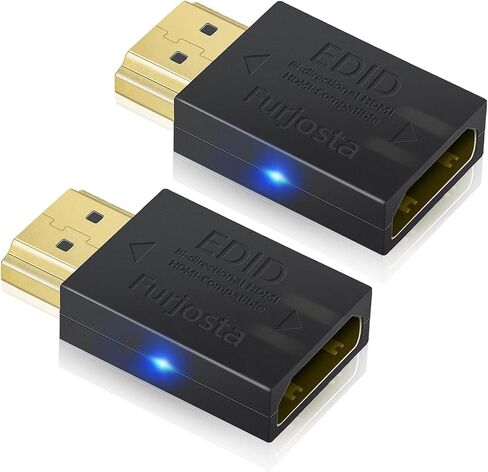 4K HDMI EDID محاكي العبور محول مقرنة HDMI دمية التوصيل لشاشة الكمبيوتر جهاز عرض الفيديو الفاصل التبديل KVM موسع AV استقبال 3840x2160 @ 60 هرتز 1P in Saudi Arabia