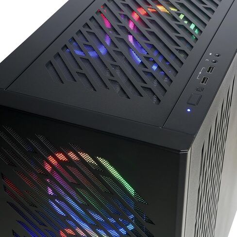 كمبيوتر الألعاب CyberPowerPC Gamer Master، AMD Ryzen 7 8700G 4.2 جيجا هرتز، GeForce RTX 4060 8 جيجا، 16 جيجا DDR5، 2 تيرابايت PCIe Gen4 SSD، WiFi جاهز ونظام التشغيل Windows 11 Home (GMAI5200A) in Saudi Arabia