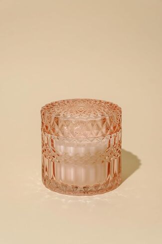 شركة ليوبين | عنبر زعفران | مسح | مجموعة حفلات الديسكو | 6 أونصة | وقت الحرق 35 ساعة | صنع لضبط المزاج | مصنوع من شمع الصويا الطبيعي والزيوت العطرية in Kuwait