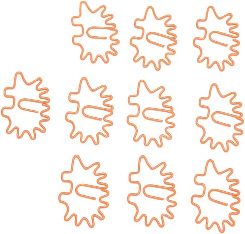 Paper Clips Metal Stationery Invoice Paper Paper Clips,100pcs Paper Clips Portable Mini Cute Hedgehog Form Rust Proof Electroplated Metal Paper Clips for File Classification in Saudi Arabia