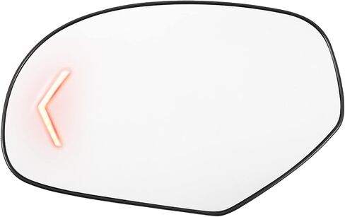 X AUTOHAUX Car Rear View Driver Left Side Heated Mirror Glass Replacement LED Turn Signal for GMC Sierra 1500 3500 HD for Escalade for Avalanche for Silverado for Suburban in Saudi Arabia