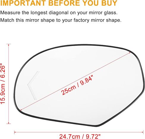X AUTOHAUX Car Rear View Driver Left Side Heated Mirror Glass Replacement LED Turn Signal for GMC Sierra 1500 3500 HD for Escalade for Avalanche for Silverado for Suburban in Saudi Arabia