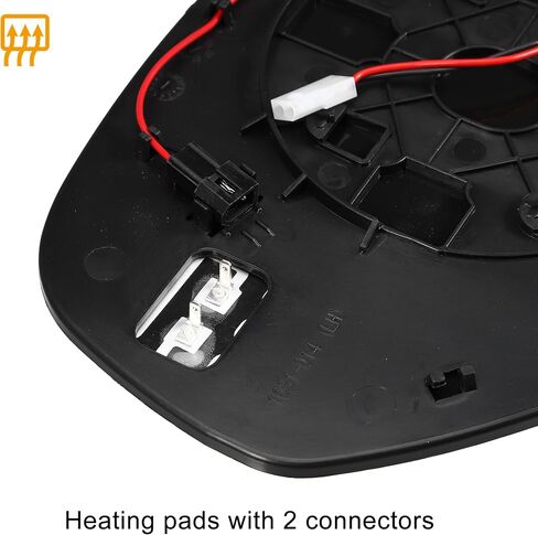 X AUTOHAUX Car Rear View Driver Left Side Heated Mirror Glass Replacement LED Turn Signal for GMC Sierra 1500 3500 HD for Escalade for Avalanche for Silverado for Suburban in Saudi Arabia