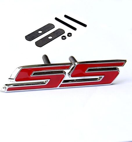 Yoaoo 1x OEM Grille Ss Emblem Badge 3D Compatible with Zl1 1LE Series Grill Red Frame Ss Red Line in Saudi Arabia