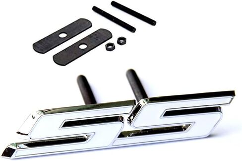 Yoaoo 1x OEM Grille Ss Emblem Badge 3D Compatible with Zl1 1LE Series Grill Red Frame Ss Red Line in Saudi Arabia