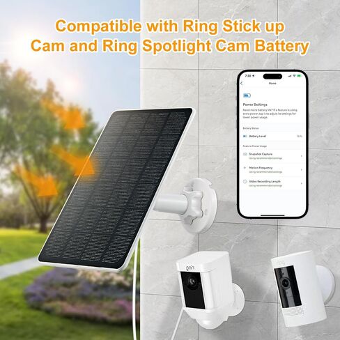 لوحة شمسية 3 واط لكاميرا Ring Stick Up وبطارية كاميرا Ring Spotlight، وليس لـ Spotlight Plus/Pro in Saudi Arabia