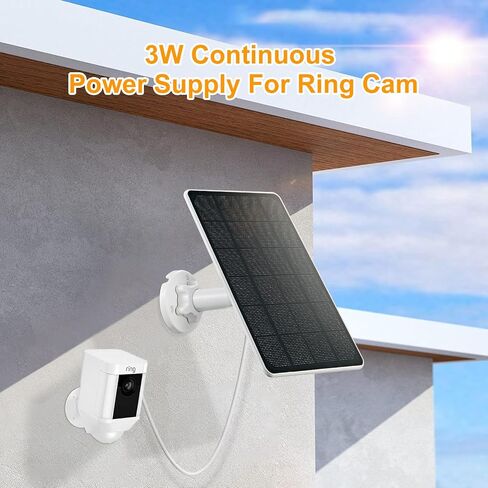 لوحة شمسية 3 واط لكاميرا Ring Stick Up وبطارية كاميرا Ring Spotlight، وليس لـ Spotlight Plus/Pro in Saudi Arabia