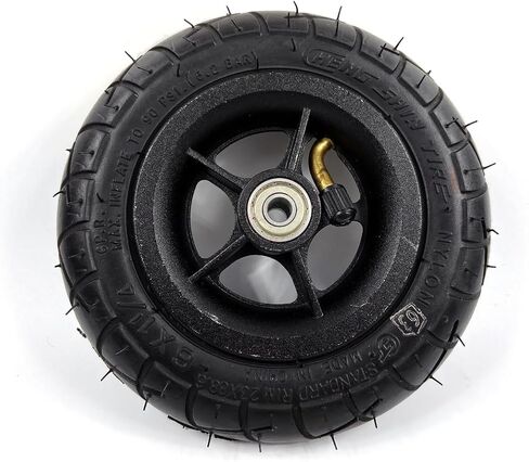 L-faster 150MM Scooter Inflation Wheel with Aluminium Alloy Hub 6" Pneumatic Tyre with Inner Tube Electric Scooter 6 Inch Pneumatic Tire (Black) in Saudi Arabia
