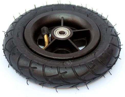 L-faster 150MM Scooter Inflation Wheel with Aluminium Alloy Hub 6" Pneumatic Tyre with Inner Tube Electric Scooter 6 Inch Pneumatic Tire (Black) in Saudi Arabia