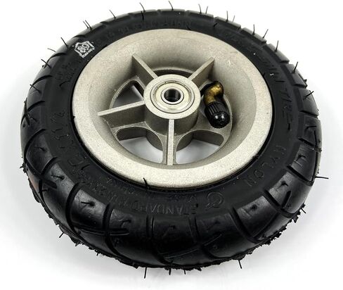 L-faster 150MM Scooter Inflation Wheel with Aluminium Alloy Hub 6" Pneumatic Tyre with Inner Tube Electric Scooter 6 Inch Pneumatic Tire (Black) in Saudi Arabia