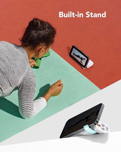 شاحن محمول لساعة Apple & iPhone، بنك طاقة 10000 مللي أمبير في الساعة 20 وات PD شحن سريع حزمة بطارية متوافقة مع Apple Watch Series Ultra/8/7/6/Se/5/4/3/2/1/iPhone14/14 Pro Max/13/ 12- أبيض in Kuwait