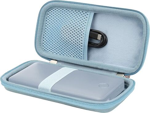 khanka Hard Travel Case Replacement for Anker 325/535 Power Bank PowerCore 20K Portable Charger 20000mAh, Case Only (Black) in Saudi Arabia