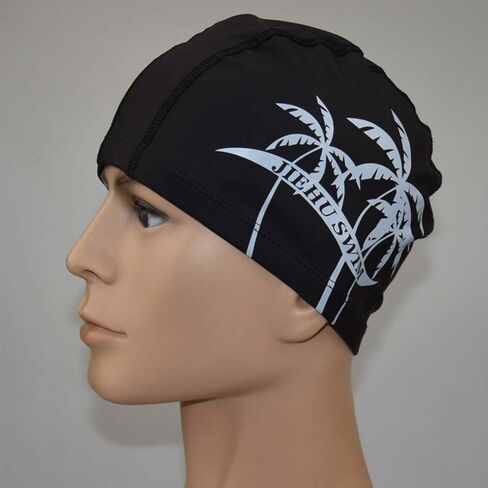 قبعات السباحة سيليكون الكبار قبعات السباحة للماء قبعة السباحة للشعر الطويل السميك قبعات الاستحمام تبقي شعرك جافًا للنساء والرجال لضفائر المجدل in Kuwait