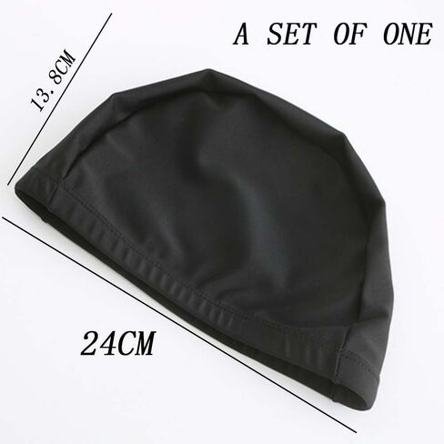 قبعات السباحة سيليكون الكبار قبعات السباحة للماء قبعة السباحة للشعر الطويل السميك قبعات الاستحمام تبقي شعرك جافًا للنساء والرجال لضفائر المجدل in Kuwait