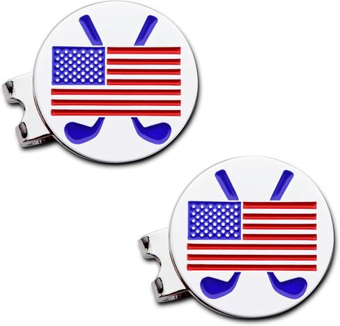 مشابك قبعات لعلامات كرة الجولف، عبوة من قطعتين in Kuwait