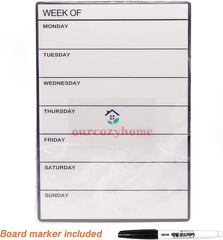 Dry Erase Board Refrigerator Whiteboard Wall Sticker Easy Removable Non Magnetic - Marker Board Sheets Easy Attached & Detached on Glass Without Glue - for Office Restaurant Simple Memo in Saudi Arabia