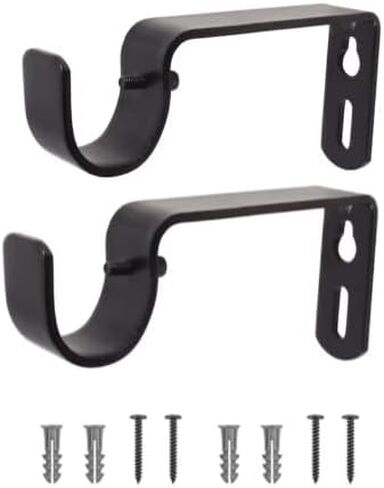 ألين + روث دعامة قضيب ستارة واحدة من الفولاذ البرونزي المطلي بالزيت، قطعتان in Kuwait