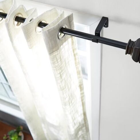 ألين + روث دعامة قضيب ستارة واحدة من الفولاذ البرونزي المطلي بالزيت، قطعتان in Kuwait