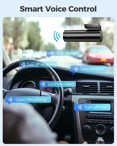 AZDOME M300S 4K Dash Cam أمامية وخلفية، 5.8G WiFi GPS Dash Camera للسيارات، بطاقة SD مجانية 64 جيجابايت، زاوية واسعة 170 درجة، التحكم الصوتي، مستشعر G، رؤية ليلية WDR، شاشة وقوف السيارات 24 ساعة، أقصى دعم حتى 256 جيجابايت in Kuwait