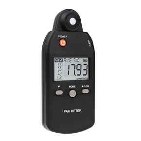 Light Meters, PAR Meter Illuminance Meter PPFD Sensor Full-Spectrum Record Function Indoor Outdoor Plant Light Meter