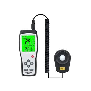 عدادات الضوء ، لوكسميتر الرقمية 200،000LUX Photometer Mernuminometer مقياس الطيف المطياف المقياس لقياس الإضاءة الدقيقة