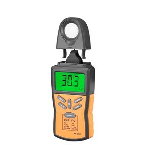 Light Meters, Digital Light Meter Spectrophotometer High Precision Light Meter 200,000 LUX/FC Handheld Digital Illuminator/Spectrometer