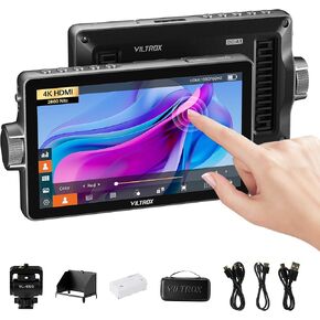 Viltrox DC-A1 2800NITS Camera Field Monitor شاشة تعمل باللمس مع 7 "HD1920x1080 IPS 4K HDMI LOOP In/Out ، 3D LUTS Form Form Focus Assist ، 170 ° View View ،