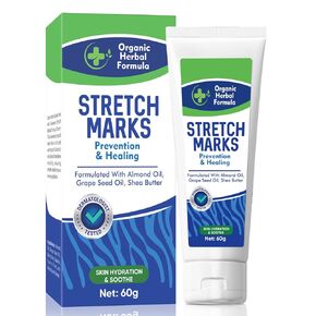 Stretch Mark Cream for Pregnancy, Helps Prevent and Treat Stretch Marks, Advanced Stretch Marks Removal, Smoothing Postpartum Skin