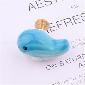 Cute Ceramic Knob and Handle Room Furniture Decoration Lattice Cupboard Handles Drawer Cabinet Door Knobs - (Color: b-1)