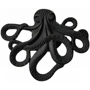 Children's Room Home Decoration Door Cabinet Handle Zinc Alloy Furniture Handle Octopus shaped Drawer Handle| | - - (Color: Black)