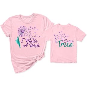 Mother's Day I Made A Wish I Came True Mom and Me T-Shirt