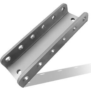 Premium 48650 Adjustable Lunette Ring or Coupler Channel for Adjusting The Connector Height Welded Trailer Hitch Used to Provinding Flexbility, 3-Inch ID x 11-3/4-Inch, 2-in Bolt Pattern