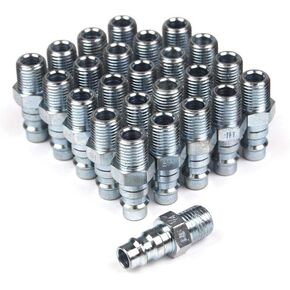 PRIMEFIT HP1414MS-B25-P XP Extreme Performance Series Hi-Flow Plug Steel 1/4" x 1/4" Male (25-Pack)