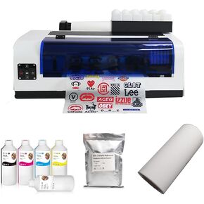 A3+ XP600 DTF Printer with Ink,Film,Powder,13inch DTF Printer Super Stable, Super Easy to Operate