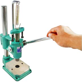 JR-16 / JH-16 Manual Desk Press ، Round / Square Head ، صغير ، 57 ملم للمبتدئين DIY (رأس مستدير)