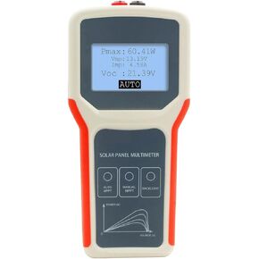 LCD MPPT Solar Panel MultiMeter Multimeter تيار تيار اختبار الجهد اختبار الجهد الرقمي Power Power Meter Tester Tester VOC Meter EL400B للمبتدئين DIY الاستخدام