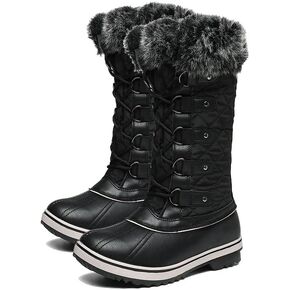 Women's Mid-Calf Waterproof Winter Snow Boots