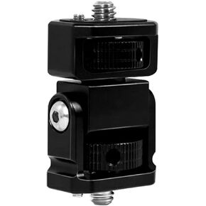 180 360 Degree Swivels Tilt Monitors Holder Mount Quick Release Cold Shoe 1/4 Screw for DSLR Camera Light Bracket
