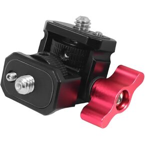180 360 Degree Swivels Tilt Monitors Holder Mount Quick Release Cold Shoe 1/4 Screw for DSLR Camera Light Bracket