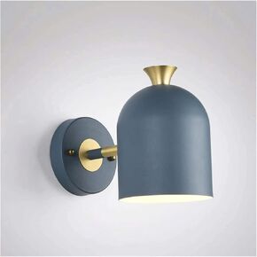 Nordic Bedroom Bedside lamp postmodern Inlet lamp Simple Round Cover Nursery lamp Decoration Color